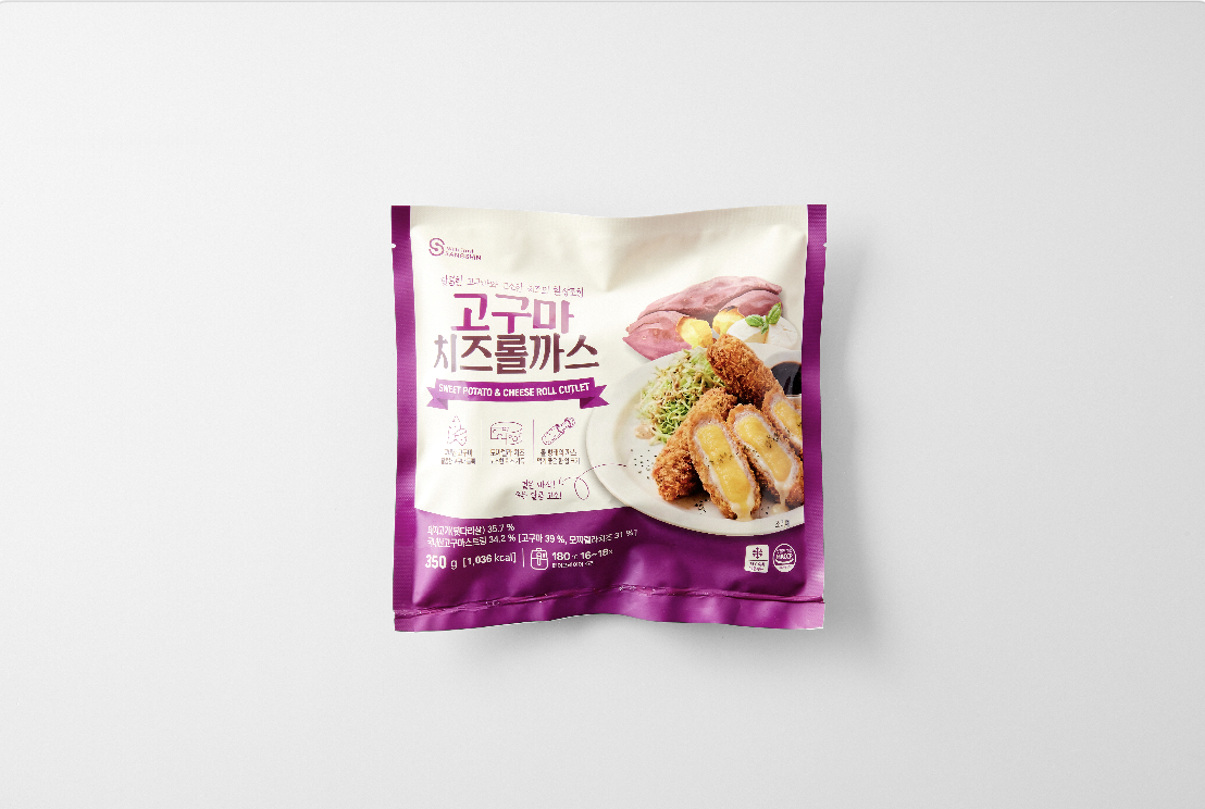 국산 고구마 치즈 롤까스