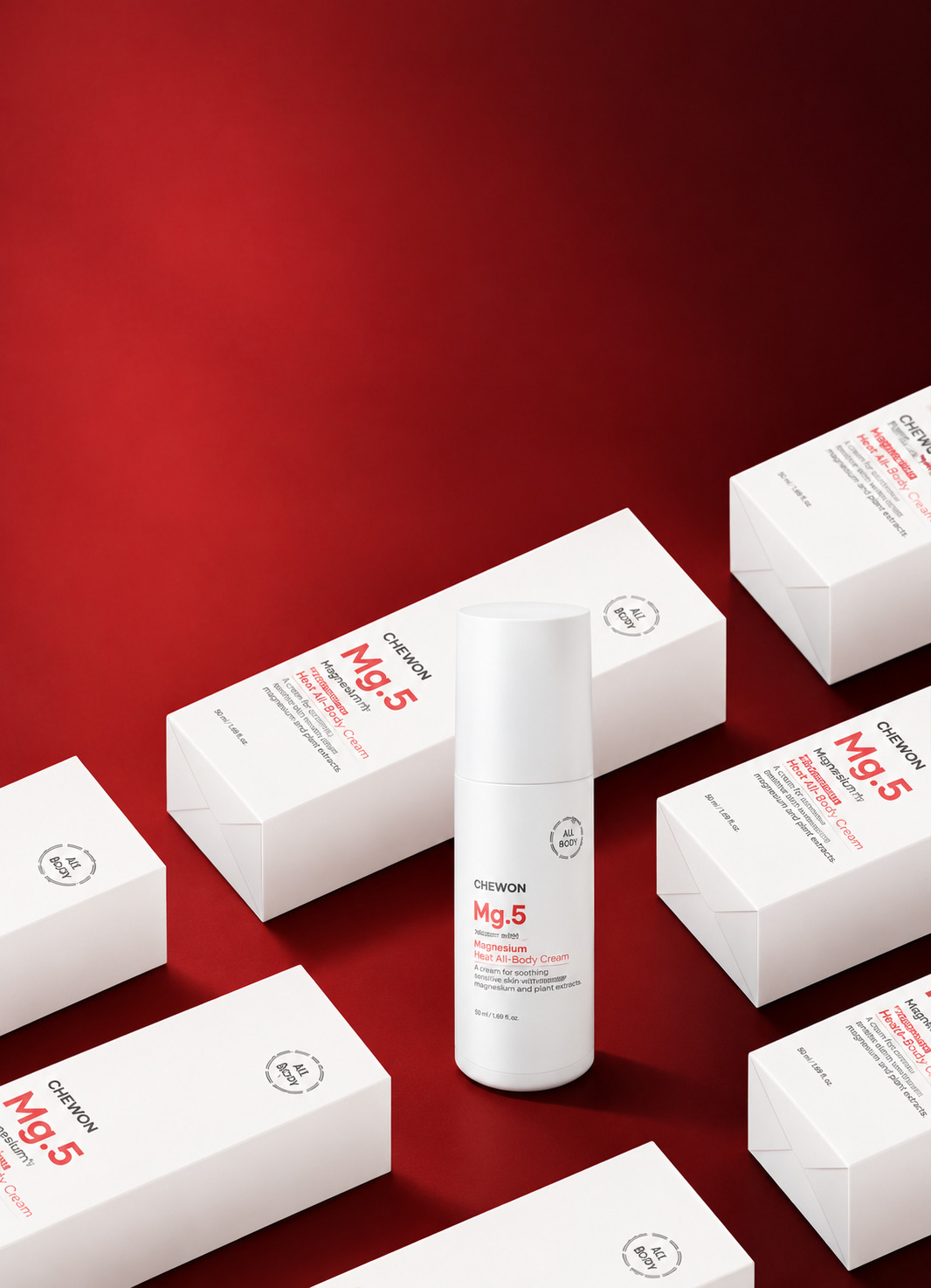 마그네슘 히트 올 바디크림 온열 마사지 운동 스트레칭 근육통 휴대용 크림  50g