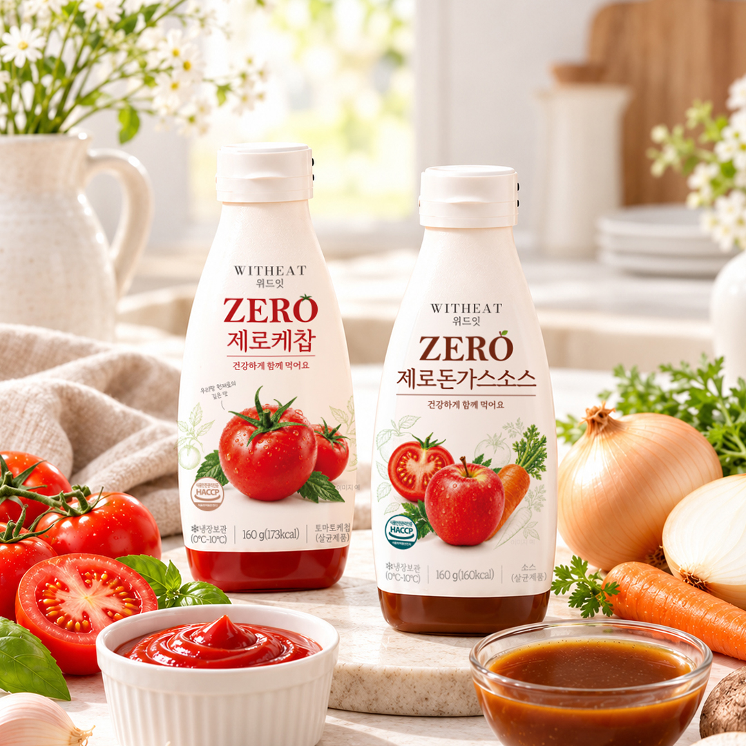 위드잇 제로 케찹, 제로 돈가스소스 2병 대표이미지 섬네일