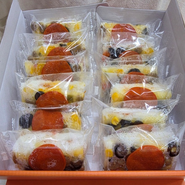 피자설기 쌀과 피자의 맛있는 만남 피자떡 K푸드 떡 12개