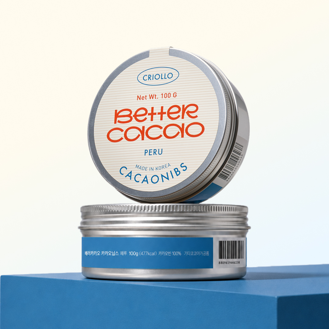 배러카카오 카카오닙스 페루산 틴케이스 100g
