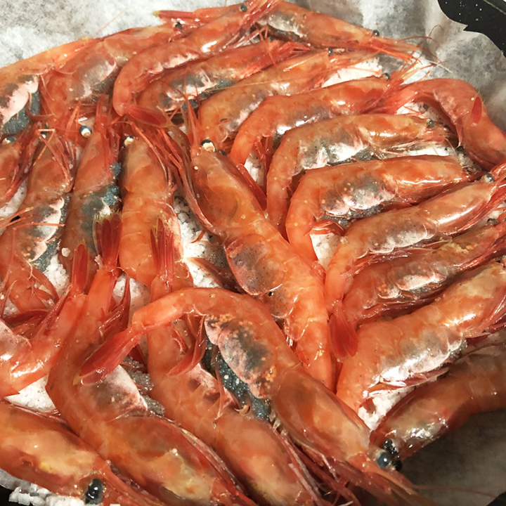 횟감용 급냉 홍새우 500g 30-40미 국내산 동해 새우 구이 찜 탕