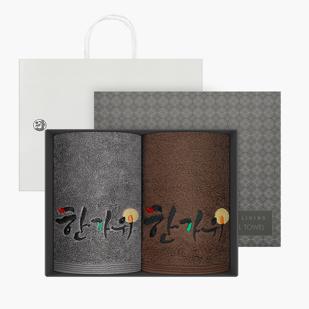 송월 보름달 한가위 2매세트(쇼핑백)