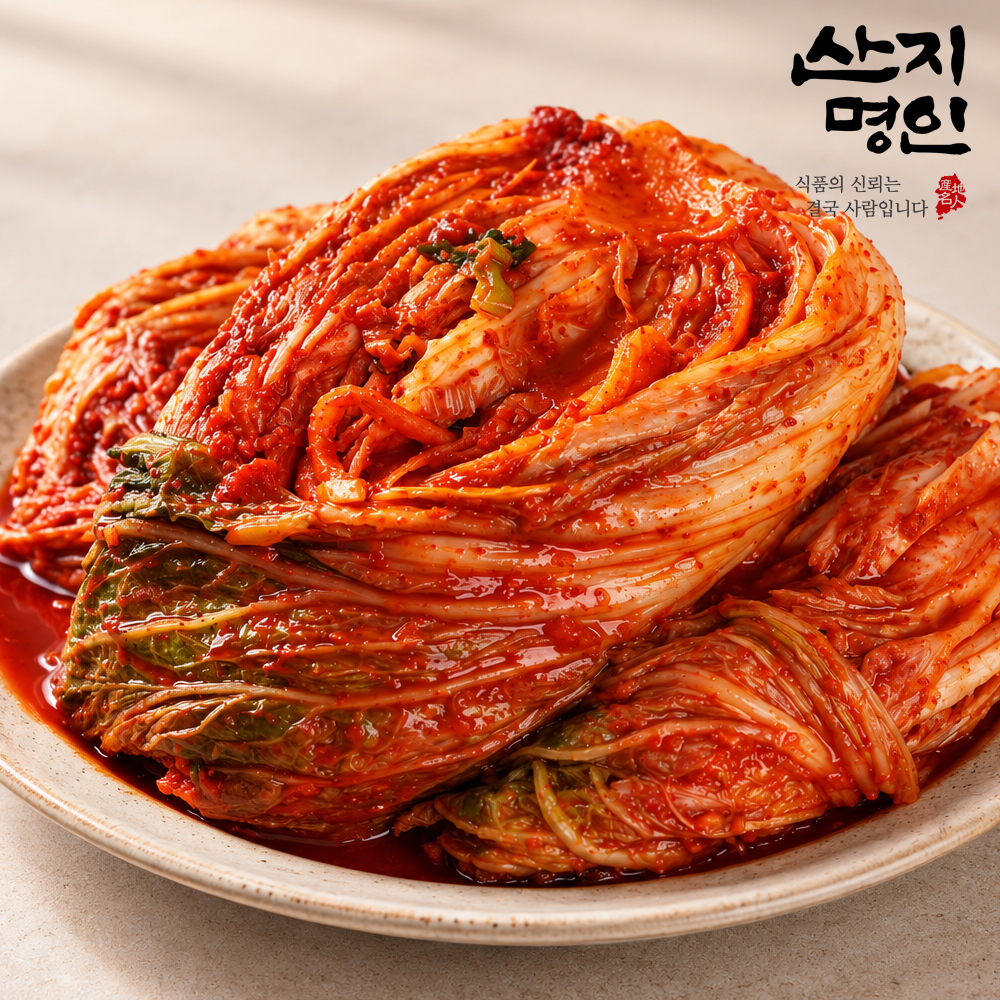 [산지명인] 전라도식 포기김치 5kg 국내산 100%
