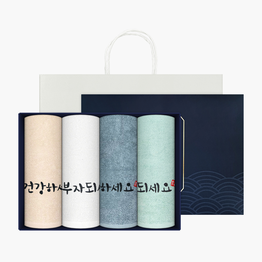 송월 건강+부자 4매세트+쇼핑백