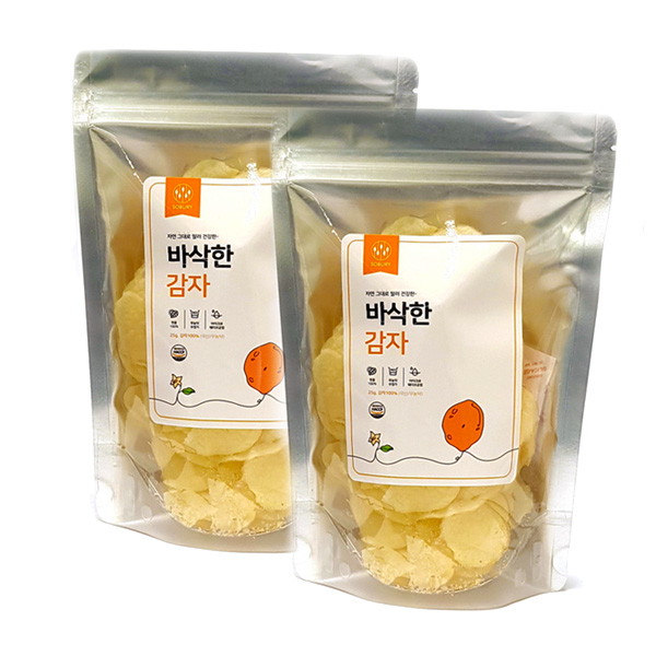 [한정수량] 무농약 구운 감자칩 / 바삭한 감자