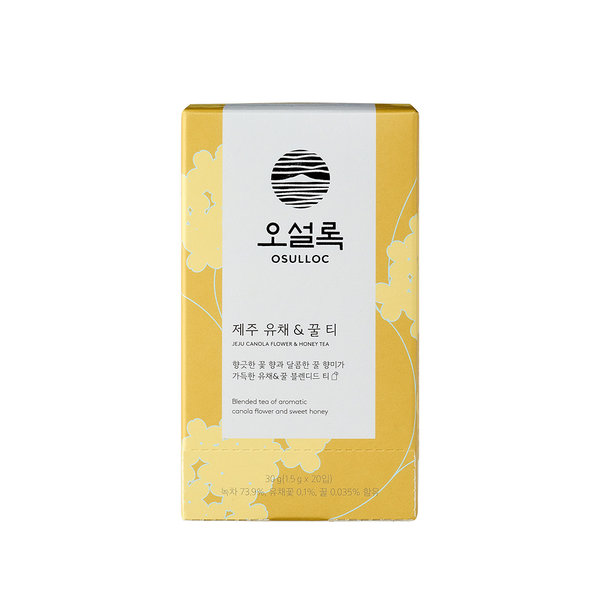 [오설록] 본사직영 제주유채꿀티 20입(티백)