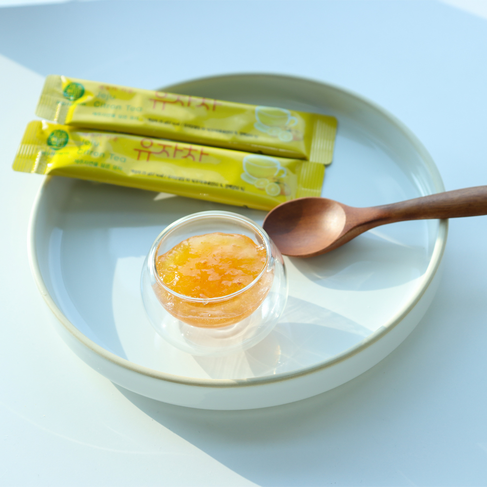 제주 꿀 유자차 스틱 375g