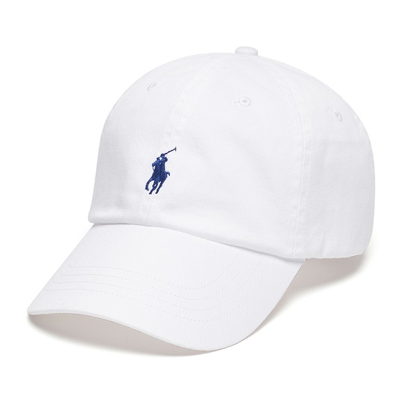 폴로 랄프로렌 치노 베이스볼 캡 WHITE