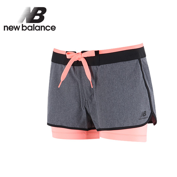 뉴발란스 반바지 여성 3부 보드숏(NBNV7B8022_DGREY)_다크 그레이