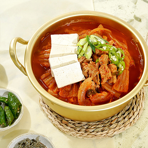 고기듬뿍 시골 김치찌개 밀키트 (2인분, 870g) 