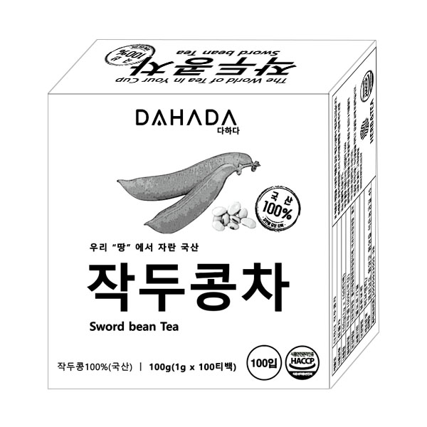다하다 작두콩차 1g, 100티백, 무료배송