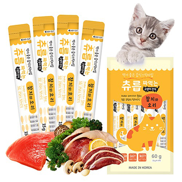 츄릅 짜먹는 참치와 오리 60g