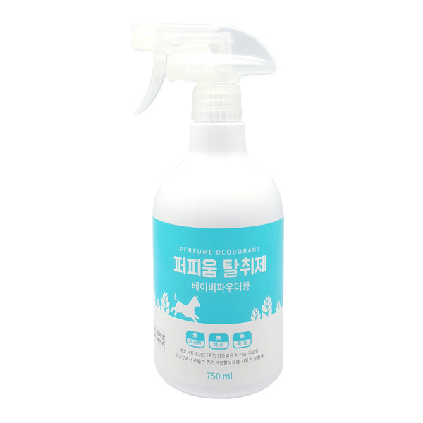 퍼피움 탈취제 베이비파우더향 750ml