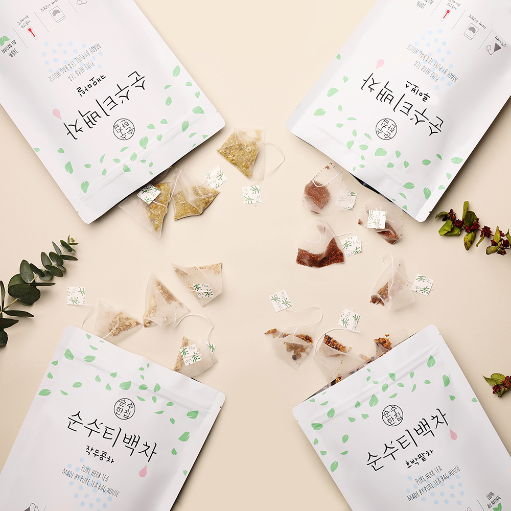 순수한집 50티백(호박팥/작두콩/쑥/루이보스/캐모마일 택1)