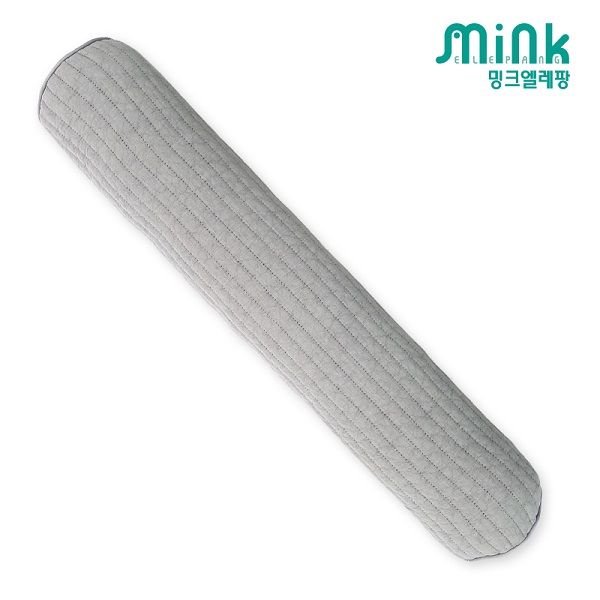 누비 순면 바디필로우 피그먼트그레이