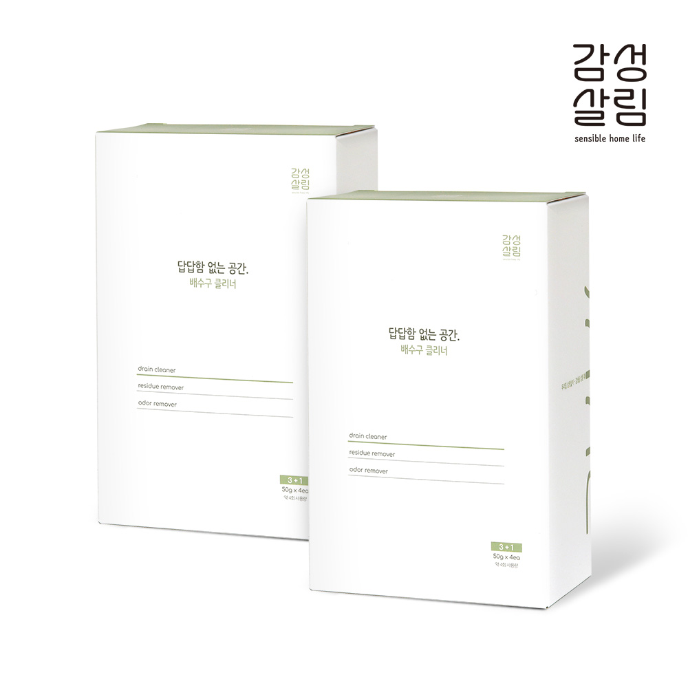 (6+2) 감성살림 배수구 클리너 싱크대클리너 배수관클리너