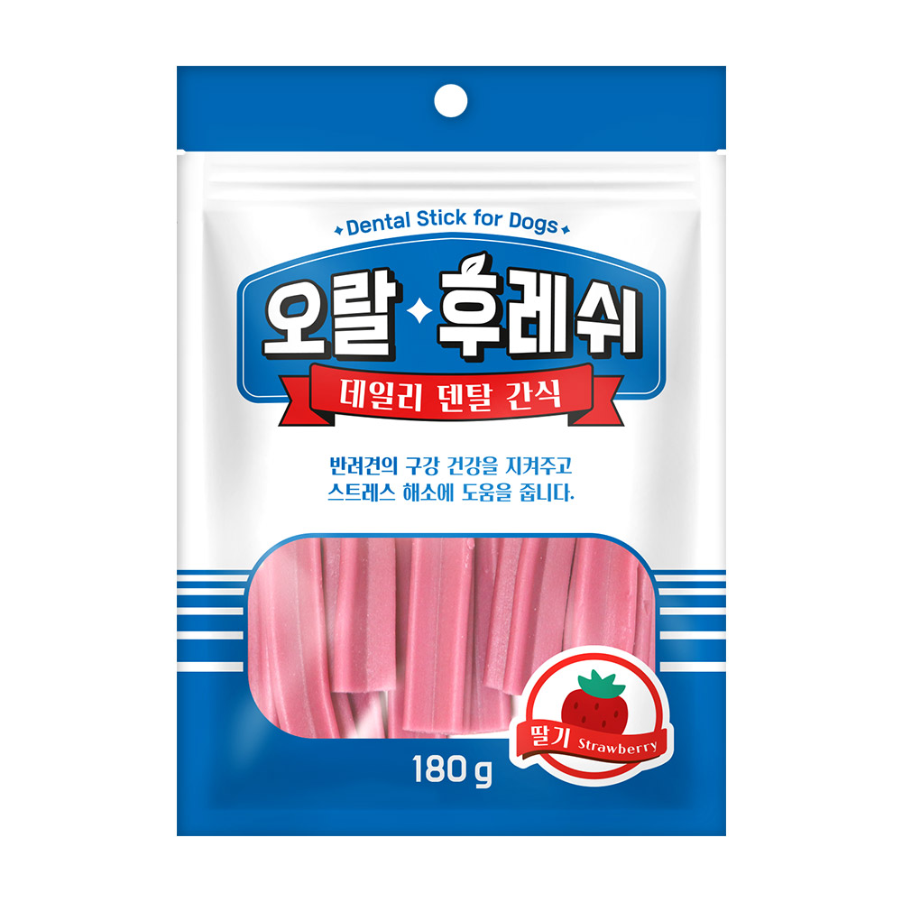 오랄후레쉬 딸기향 180g