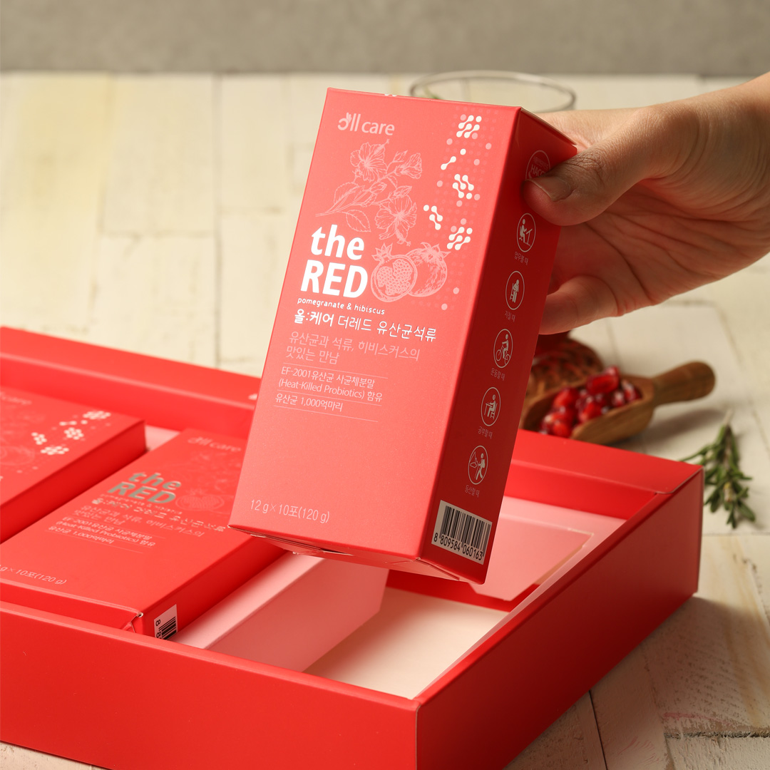 [웰빙바이오] 올케어 더레드 유산균 석류