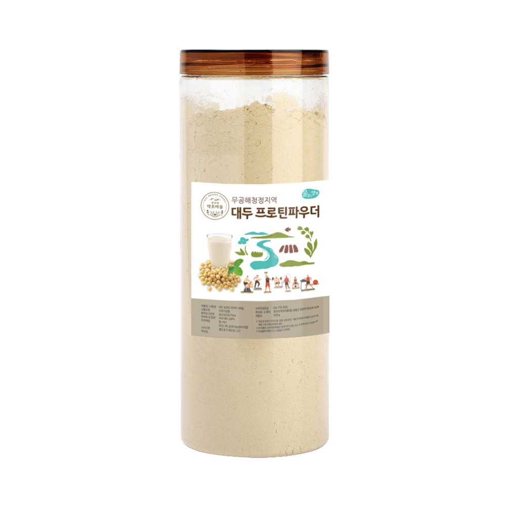 국산 대두프로틴파우더500g 단백질쉐이크 식물성콩 한끼식사대용 다이어트 단백질보충제