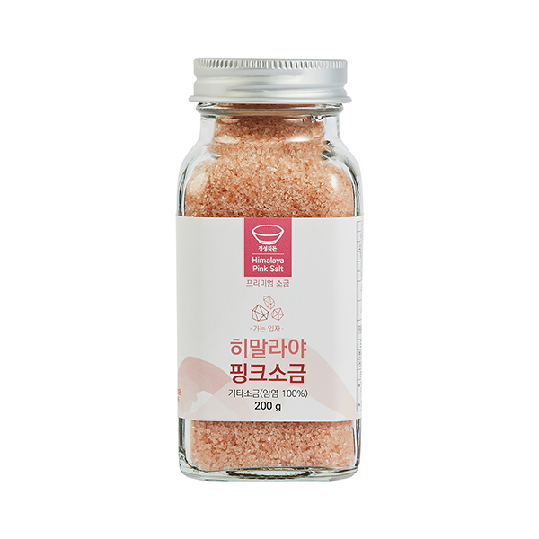 100% 암염 히말라야 핑크소금(가는입자) 200g