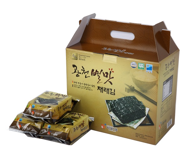 광천 별맛 재래김(식탁용김 12봉) 180g