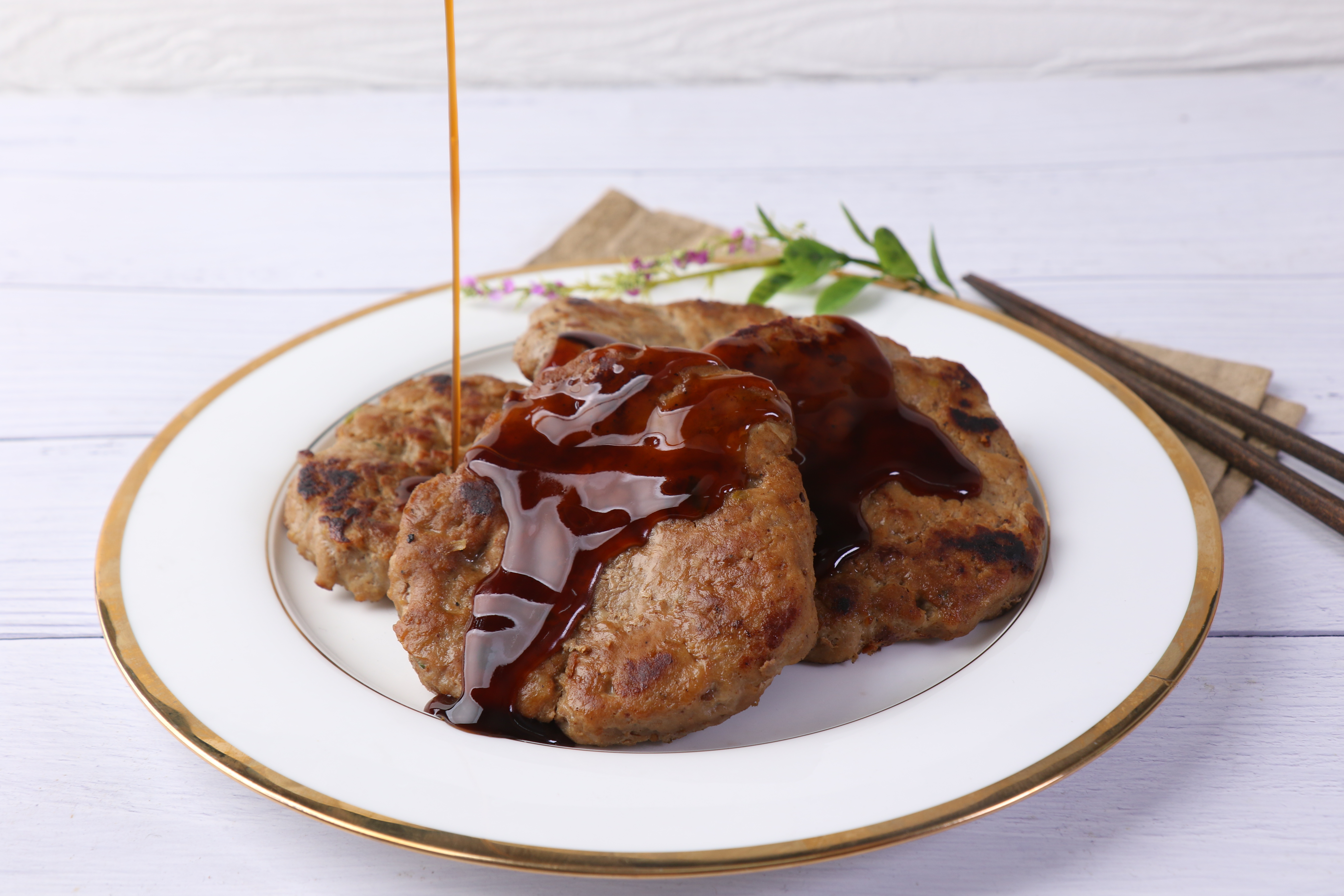 와룡총각 한돈 구운 곤약 떡갈비 스테이크 맛집 2장X4팩(8장)