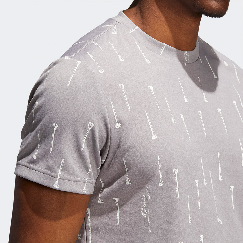 아디다스골프 아디크로스 X 반팔티셔츠 그레이 GD9075