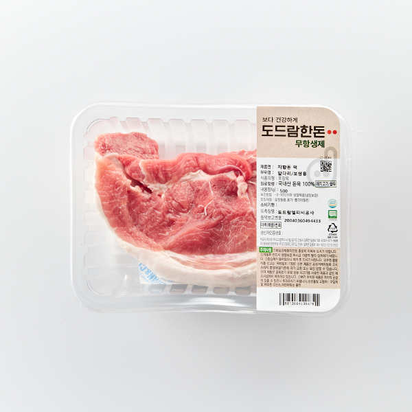 무항생제 도드람한돈 앞다리(보쌈용, 500g)