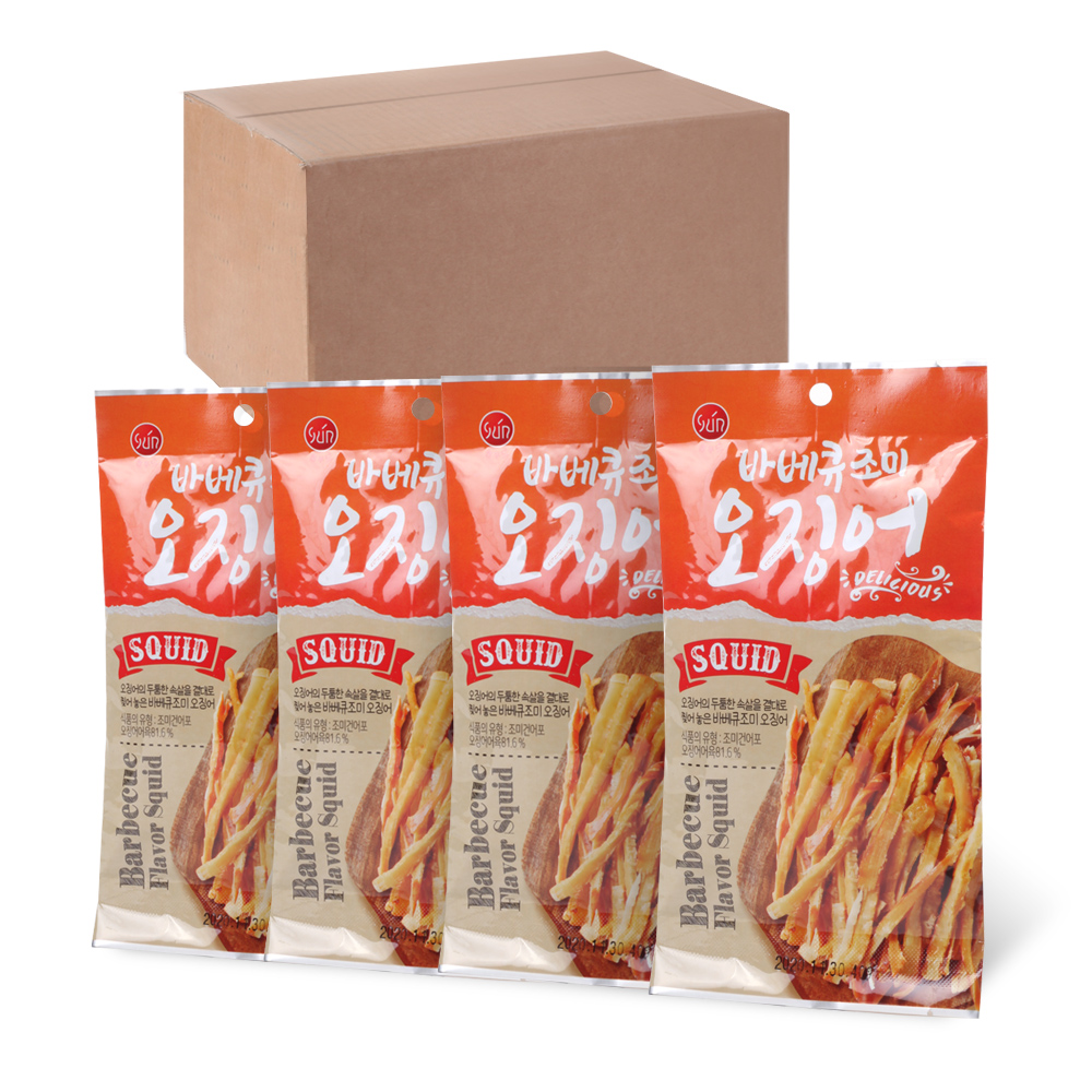 바베큐조미오징어 40g X 4개입