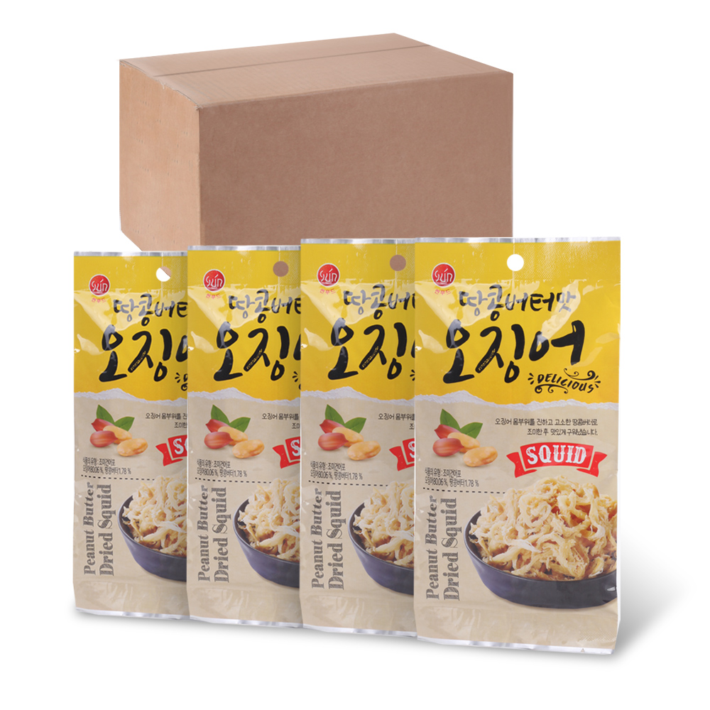 땅콩버터맛오징어 40g X 4개입