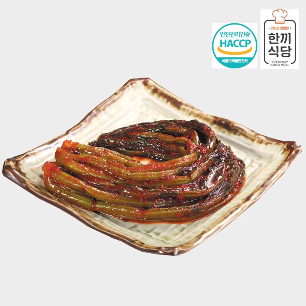 [한끼식당] 우리 농산물 100% 갓김치 1kg/3kg