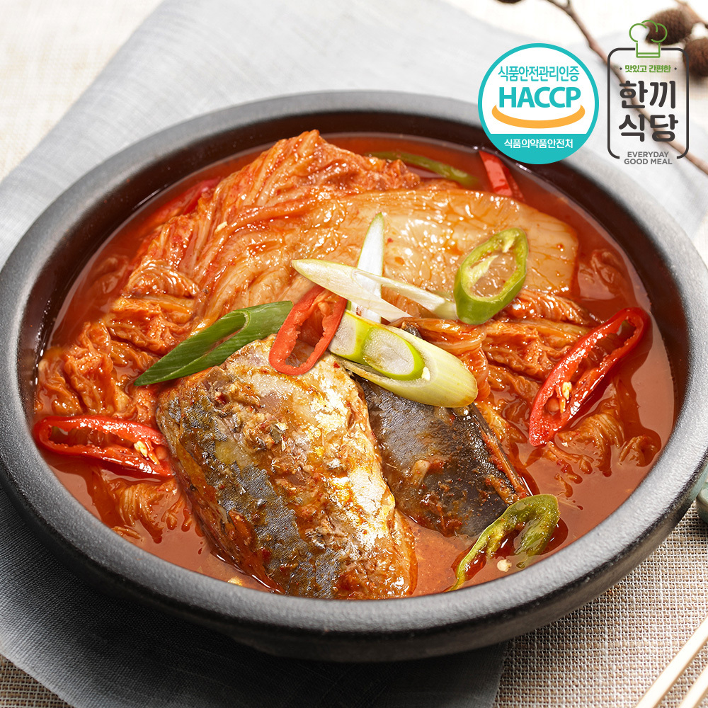[한끼식당] 100% 국내산 묵은지 고등어조림400g(1-2인용)