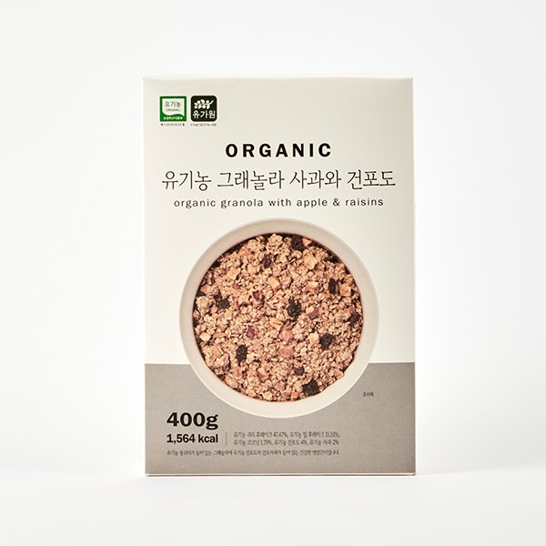유기농 그래놀라 사과&건포도 (400g)