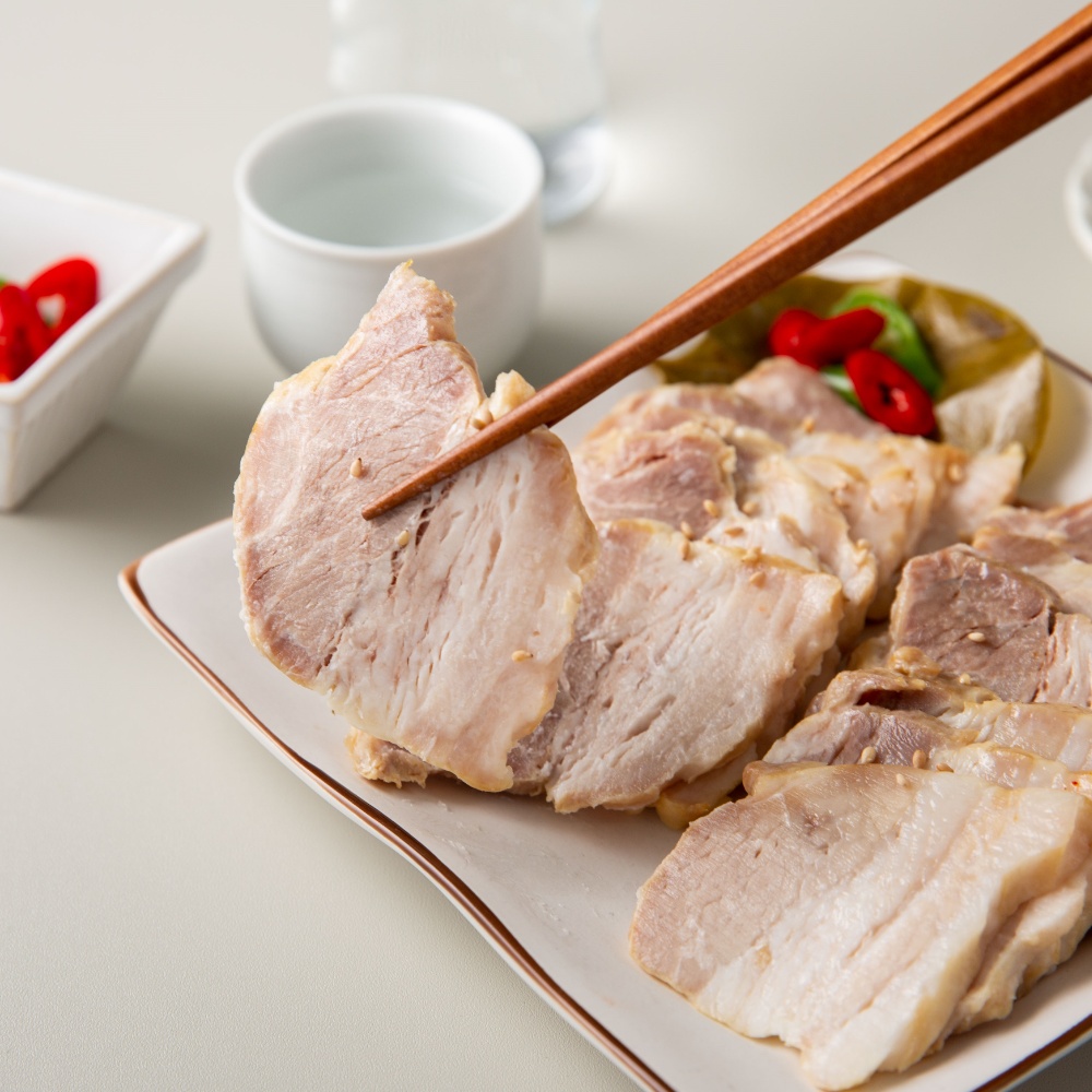 순살 슬라이스 수육 한줄 보쌈 200g (막국수,쫄면 추가선택 가능)