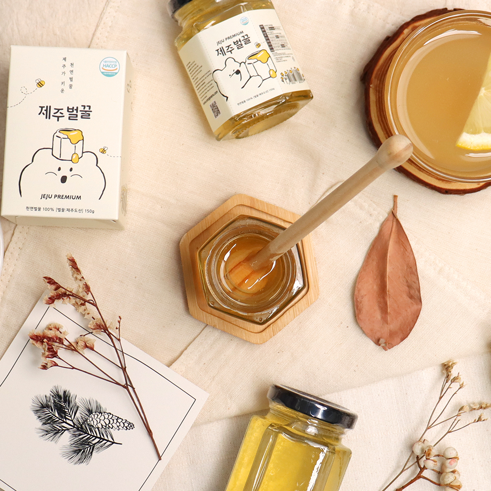 프리미엄 제주벌꿀 150g 제주 꿀 답례품