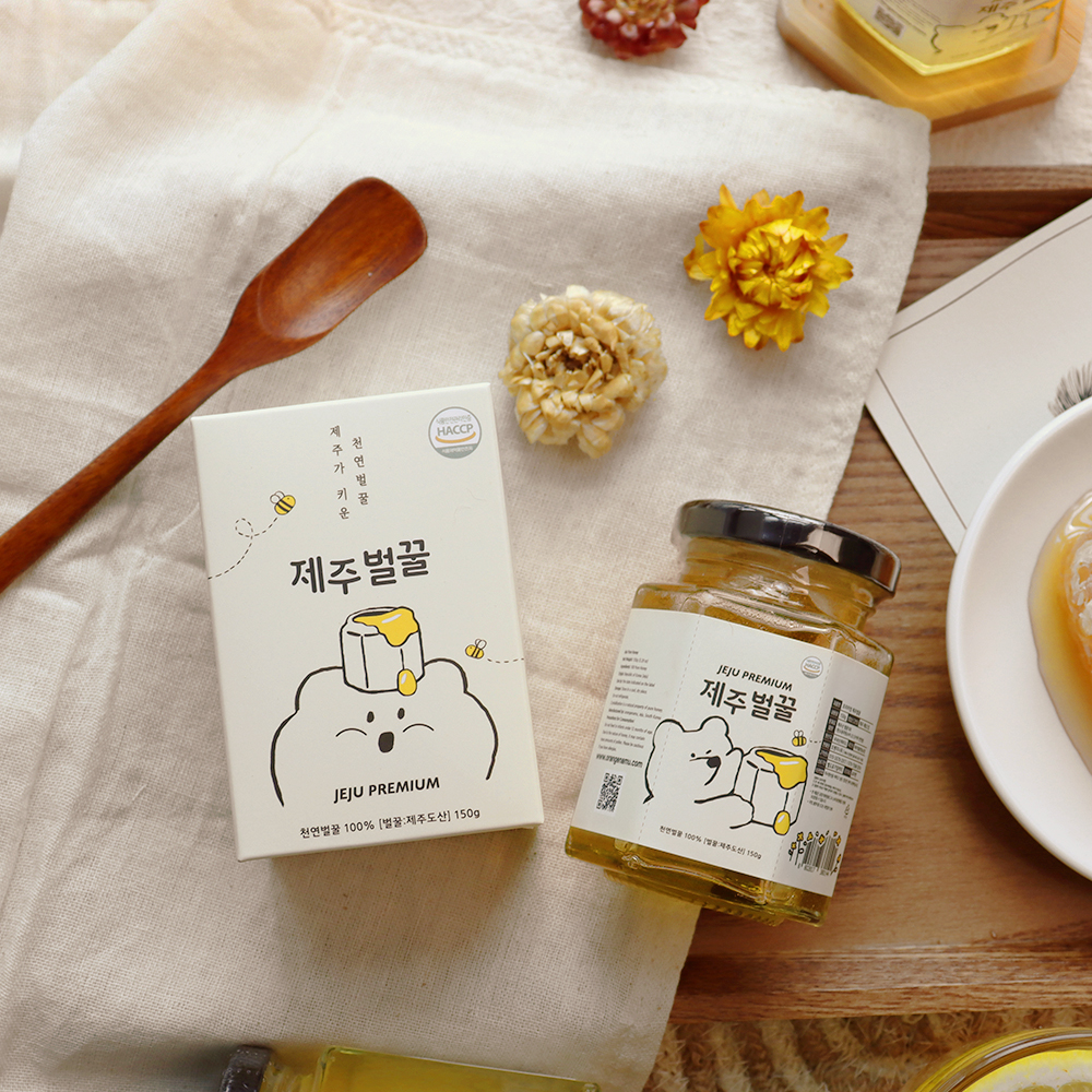 프리미엄 제주벌꿀 150g 제주 꿀 답례품