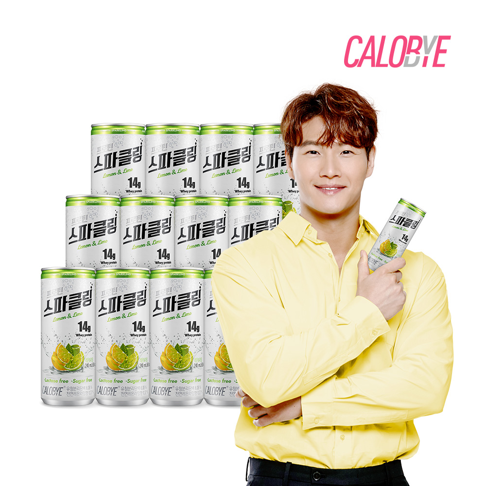 칼로바이 프로틴 스파클링 레몬&라임 12개입
