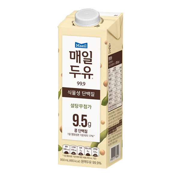 매일유업 매일두유 99.9 950ml 대용량 (6팩/12팩)