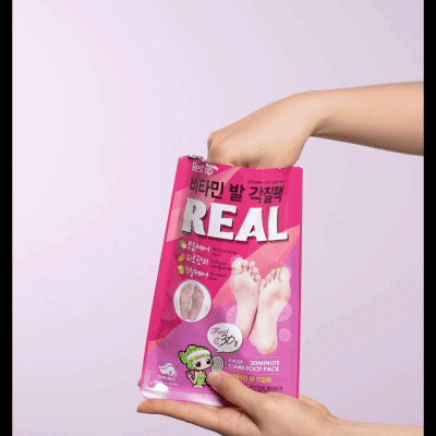 [레스트업] 1+1 리얼 비타민 발 각질팩  Fast 30분 대표이미지 섬네일