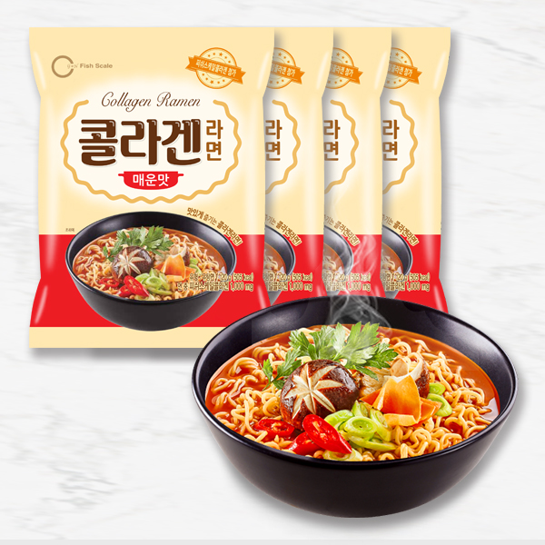 콜라겐라면 매운맛 (120g x 4입)