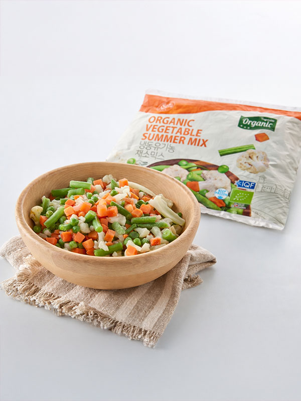[봉당 4,700원]유기농 채소믹스 (600g,냉동)