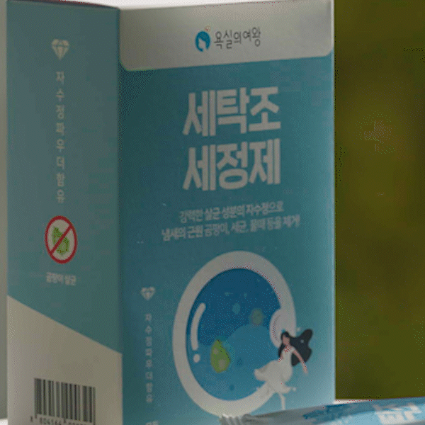 욕실의여왕 대용량 세탁조클리너 100g*4매입