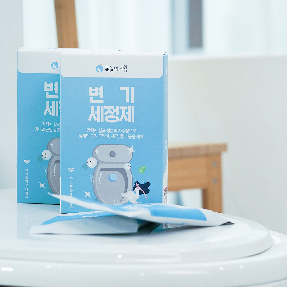 욕실의여왕 대용량 변기클리너 50g*4매입