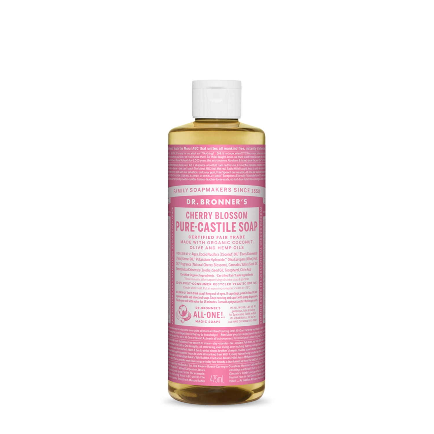 닥터브로너스 체리블라썸 퓨어 캐스틸 솝 475ML