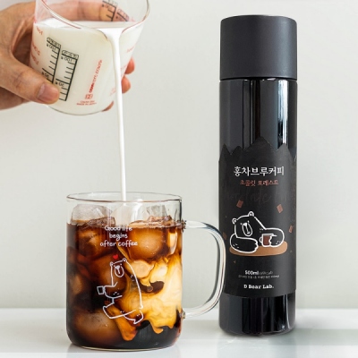 디베어랩 홍차브루 원액 선물 더치커피 500ml 4종