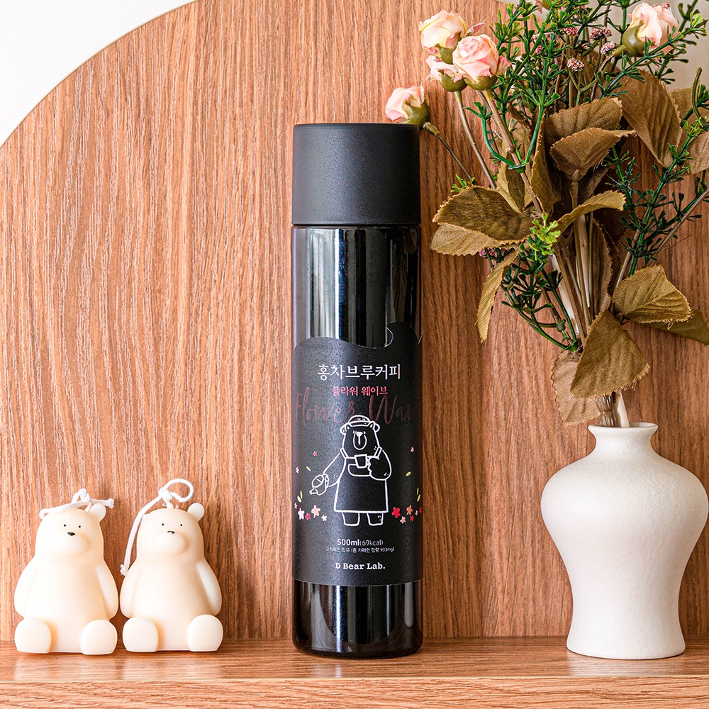 디베어랩 홍차브루 원액 선물 더치커피 500ml 4종