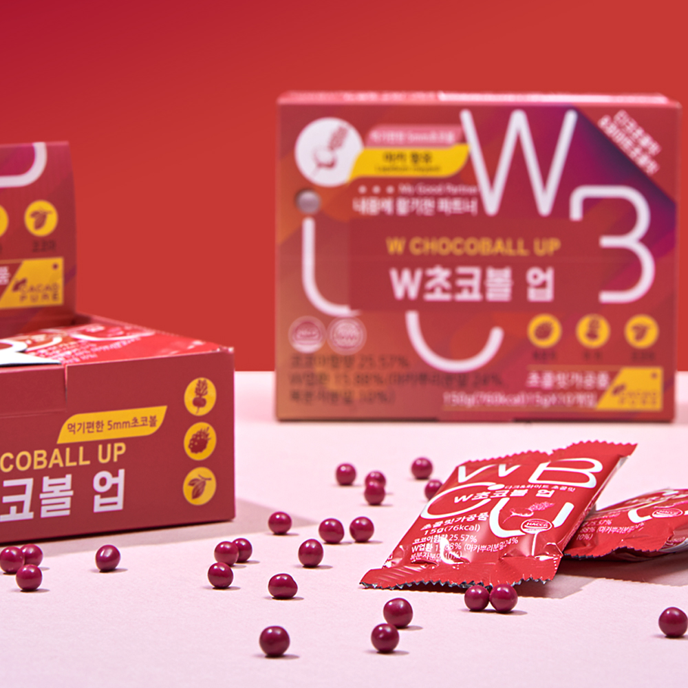 [W초코볼] 내몸에 새로운 활력을! 초콜릿볼 업 15g x 10포