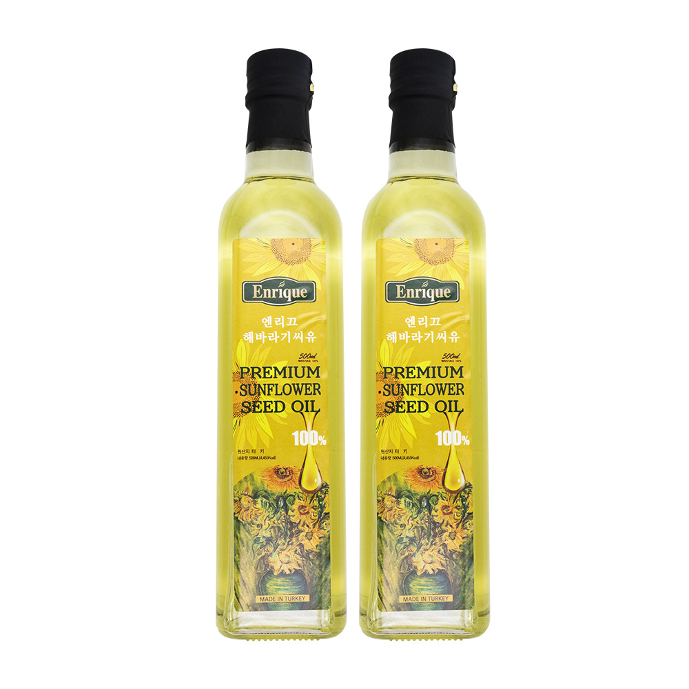 엔리끄 해바라기씨유 500ml 2p 세트
