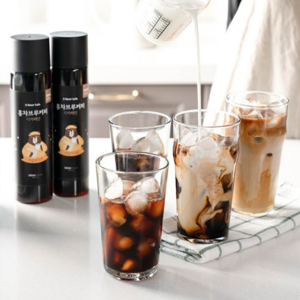디베어랩 홍차브루 디카페인 더치커피 500ml